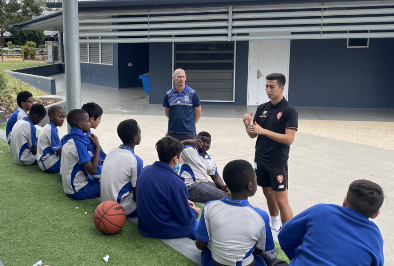 Brisbane Roar player Rahmat Akbari brings advanced techniques to WSHS